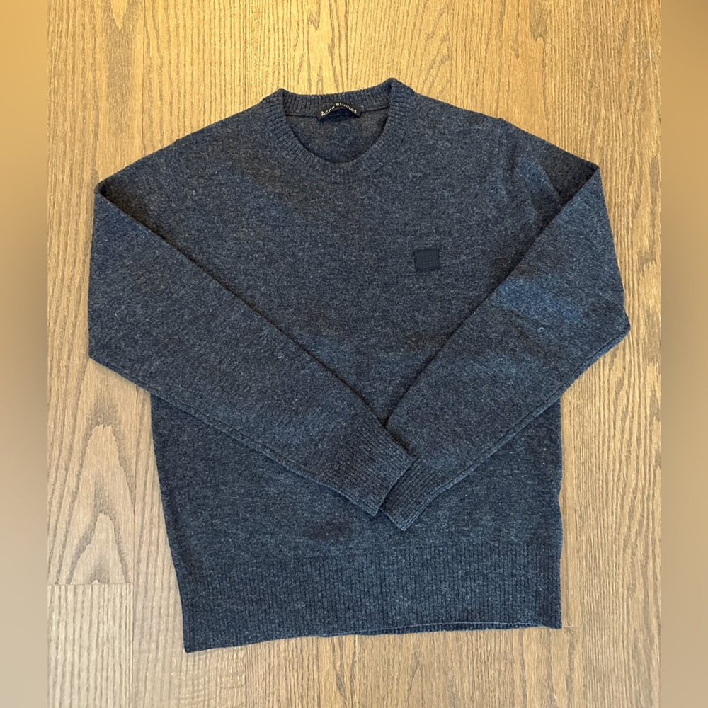 Acne Gray Wool Knit
